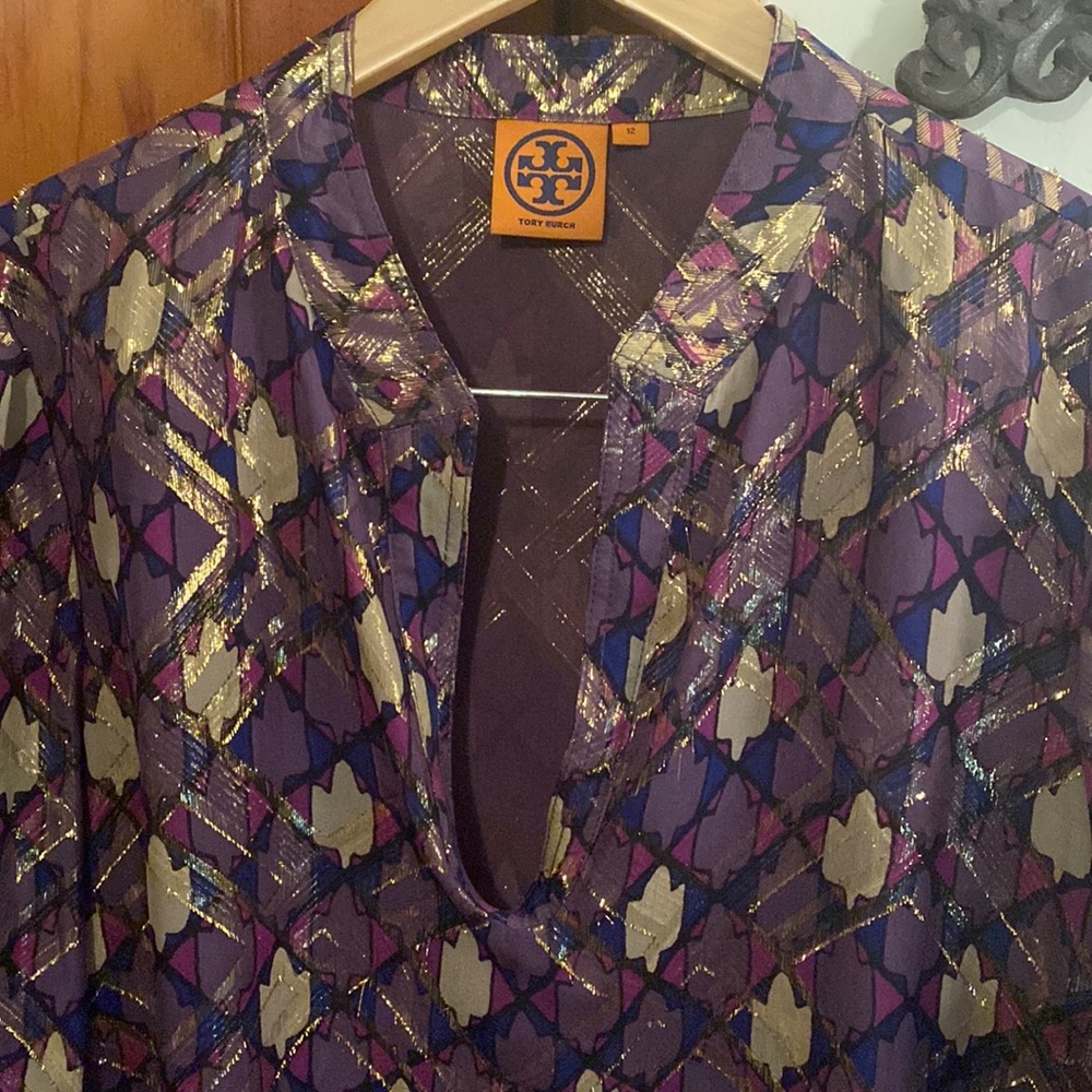 Tory Burch Stephanie Blouse. Lined.